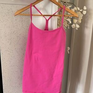 Power Y Lululemon Tank -‎ Hot Pink- NWOT- size 10